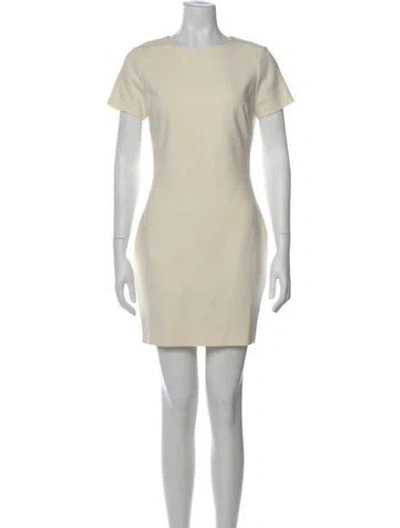 Pre-owned Likely Crew Neck Mini Dress In Neutral