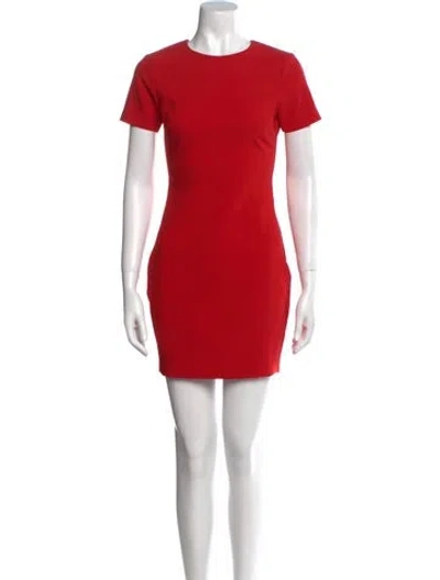 Pre-owned Likely Crew Neck Mini Dress In Orange