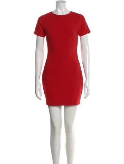 Pre-owned Likely Crew Neck Mini Dress In Orange