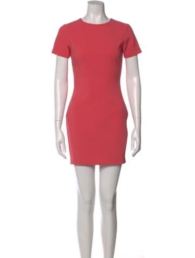 Pre-owned Likely Crew Neck Mini Dress In Pink