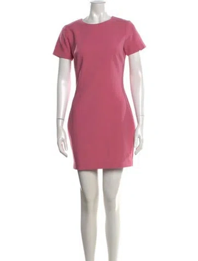 Pre-owned Likely Crew Neck Mini Dress In Pink