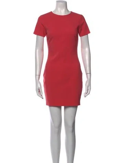 Pre-owned Likely Crew Neck Mini Dress In Pink