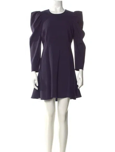 Pre-owned Likely Crew Neck Mini Dress In Purple