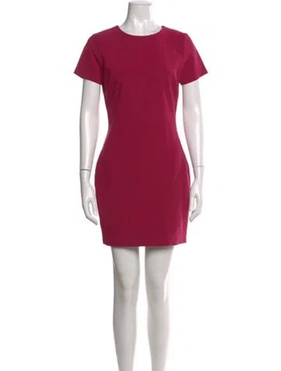 Pre-owned Likely Crew Neck Mini Dress In Purple