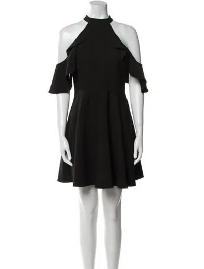 Pre-owned Likely Crew Neck Mini Dress W/ Tags In Black