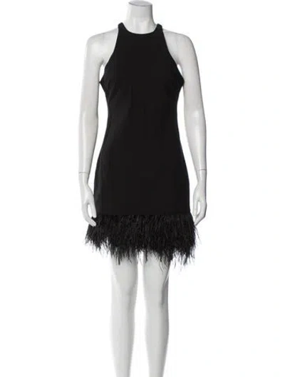 Pre-owned Likely Crew Neck Mini Dress W/ Tags In Black