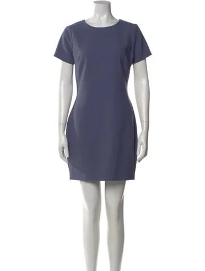 Pre-owned Likely Crew Neck Mini Dress W/ Tags In Blue
