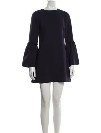 Pre-owned Likely Crew Neck Mini Dress W/ Tags In Blue