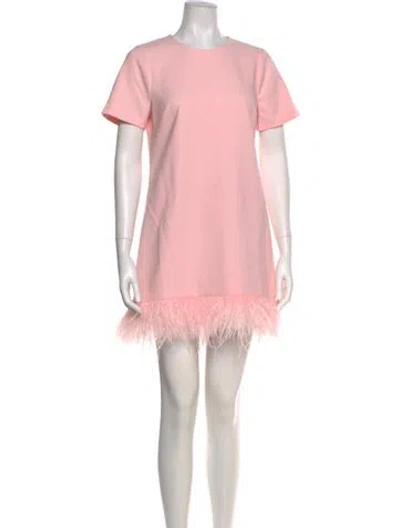 Pre-owned Likely Crew Neck Mini Dress W/ Tags In Pink