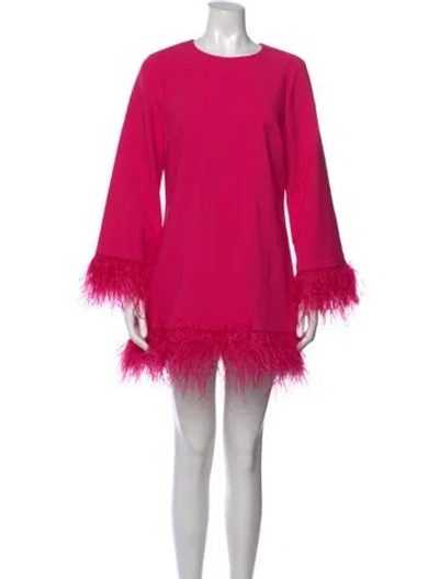 Pre-owned Likely Crew Neck Mini Dress W/ Tags In Pink