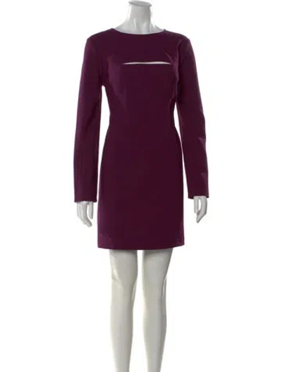 Pre-owned Likely Crew Neck Mini Dress W/ Tags In Purple