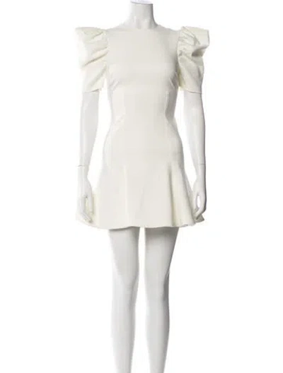 Pre-owned Likely Crew Neck Mini Dress W/ Tags In White