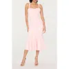 Likely Dalia Ruffle Hem Sleeveless Dress In Pink