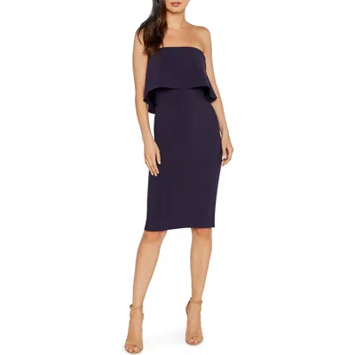Likely Driggs Strapless Dress In Navy