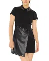 Likely Elia Faux Leather Dress In Black