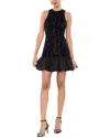 Likely Elton Lace Overlay Minidress In Black