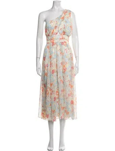 Pre-owned Likely Floral Print Midi Length Dress In Multicolor