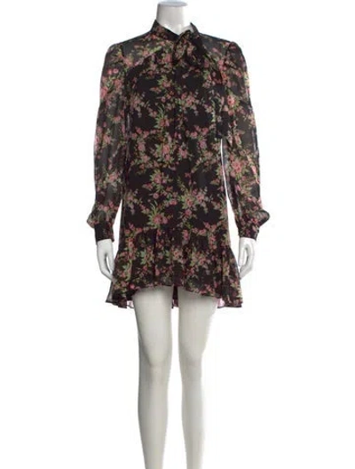 Pre-owned Likely Floral Print Mini Dress In Multicolor