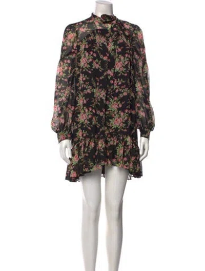 Pre-owned Likely Floral Print Mini Dress W/ Tags In Multi