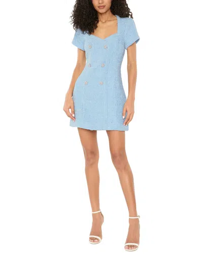 Likely Gia Tweed Cocktail Dress In Blue