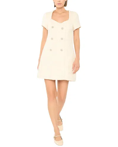Likely Gia Wool-blend Dress In Neutral