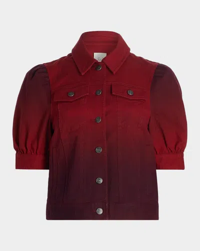 Likely Hallie Degrade Denim Jacket In Rosewood/p