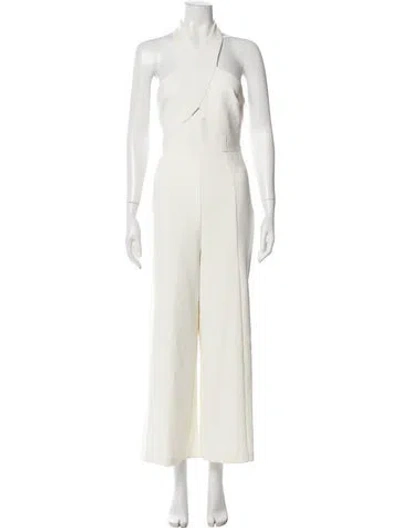 Pre-owned Likely Halterneck Jumpsuit W/ Tags In White