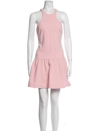 Pre-owned Likely Halterneck Mini Dress In Pink
