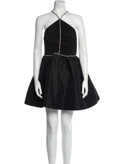 Pre-owned Likely Halterneck Mini Dress W/ Tags In Blue