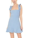 LIKELY HARA SLEEVELESS RUFFLED MINI DRESS