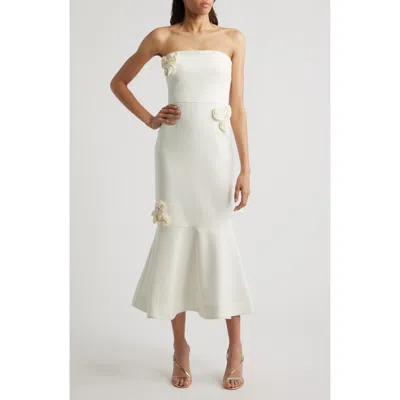 Likely Ilene Strapless Cocktail Dress In White