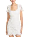 Likely Isa Lace Sheath Minidress In White