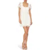 Likely Isa Lace Sheath Minidress In White