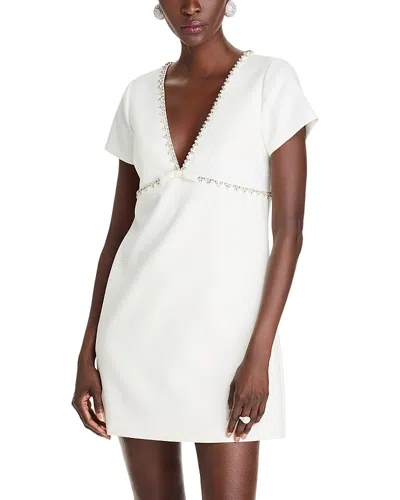 Likely Jessica Embellished Dress In White