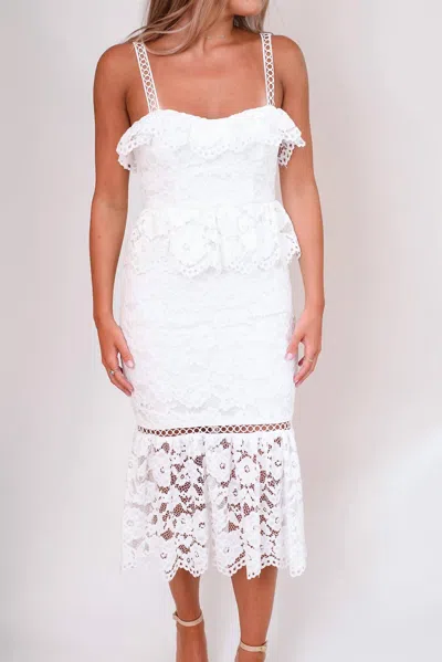 Likely Leigh Dress In White