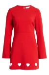 Likely Leva Long Sleeve Cocktail Dress In Scarlet
