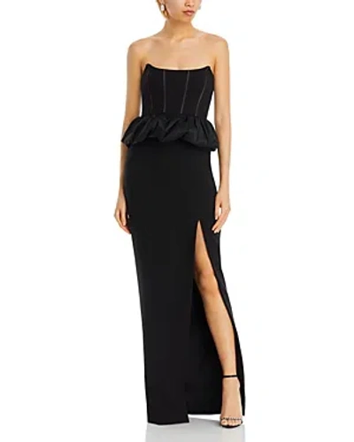 Likely Liana Peplum Gown In Black