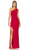 Likely Manuela One-shoulder Gown In Red