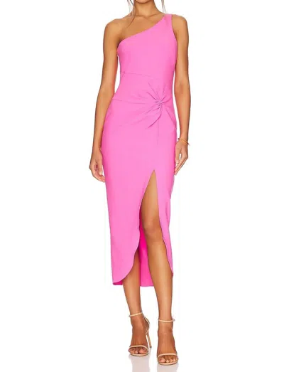 Likely Merilou Midi Dress In Pink Sugar