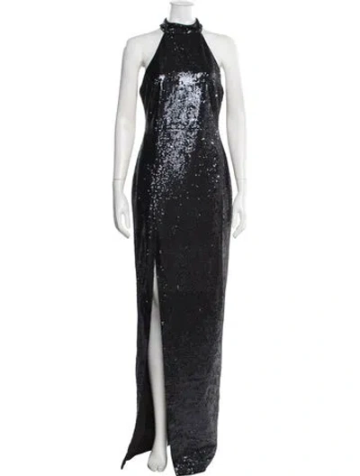 Pre-owned Likely Mock Neck Long Dress W/ Tags In Blue