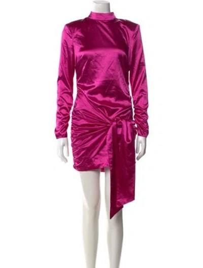 Pre-owned Likely Mock Neck Mini Dress W/ Tags In Pink