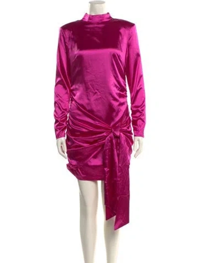 Pre-owned Likely Mock Neck Mini Dress W/ Tags In Purple