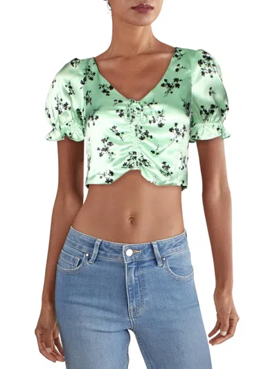 Likely Mona Womens Printed Ruched Top In Multi