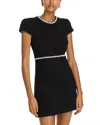 Likely Morely Tweed Minidress In Black