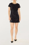 Likely Naomi Sequin Minidress In Black
