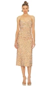 Likely Kleid Natalina In Metallic Copper