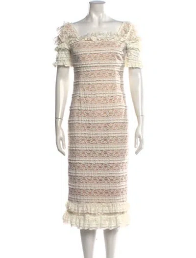 Pre-owned Likely Nylon Midi Length Dress In Neutrals