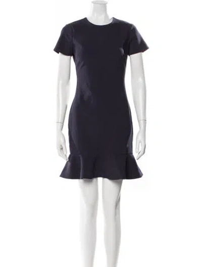 Pre-owned Likely Off-the-shoulder Knee-length Dress In Black