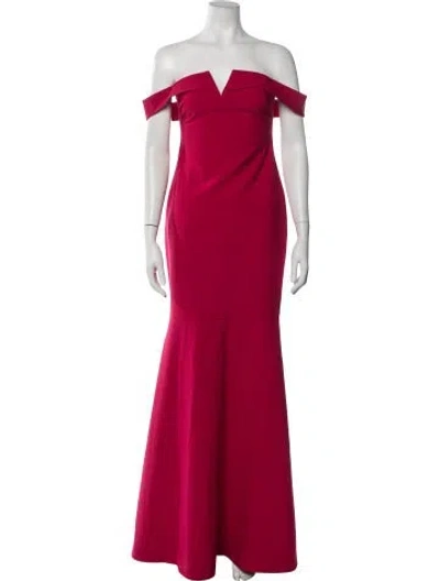 Pre-owned Likely Off-the-shoulder Long Dress W/ Tags In Pink