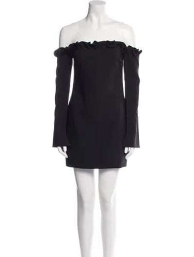 Pre-owned Likely Off-the-shoulder Mini Dress W/ Tags In Black